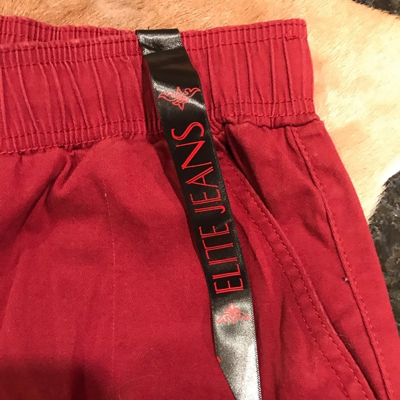 NWT Elite Jeans elastic ankle Distressed 1X - Picture 3 of 8